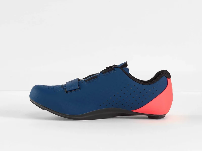 Bontrager Circuit Rennradschuhe nautical navy/radioactive coral
