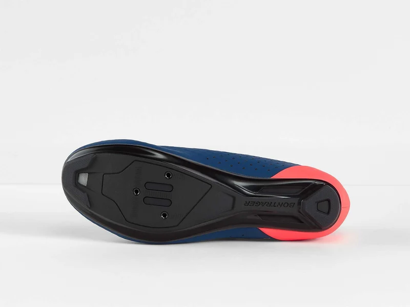 Bontrager Circuit Rennradschuhe nautical navy/radioactive coral
