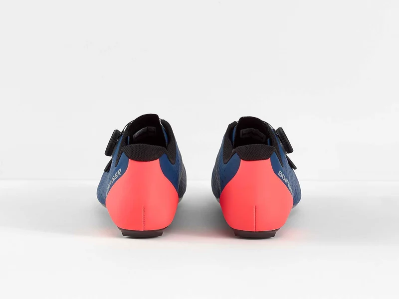 Bontrager Circuit Rennradschuhe nautical navy/radioactive coral