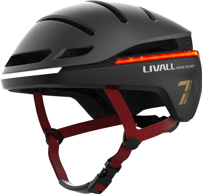 Livall EVO21 Helm + BR 80 Fernbedienung schwarz/anthrazit