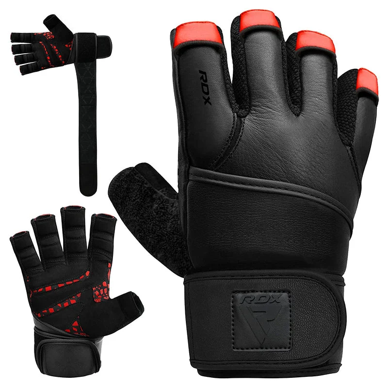 RDX L7 Gewichtheber-Lederhandschuh Für Das Fitnessstudio