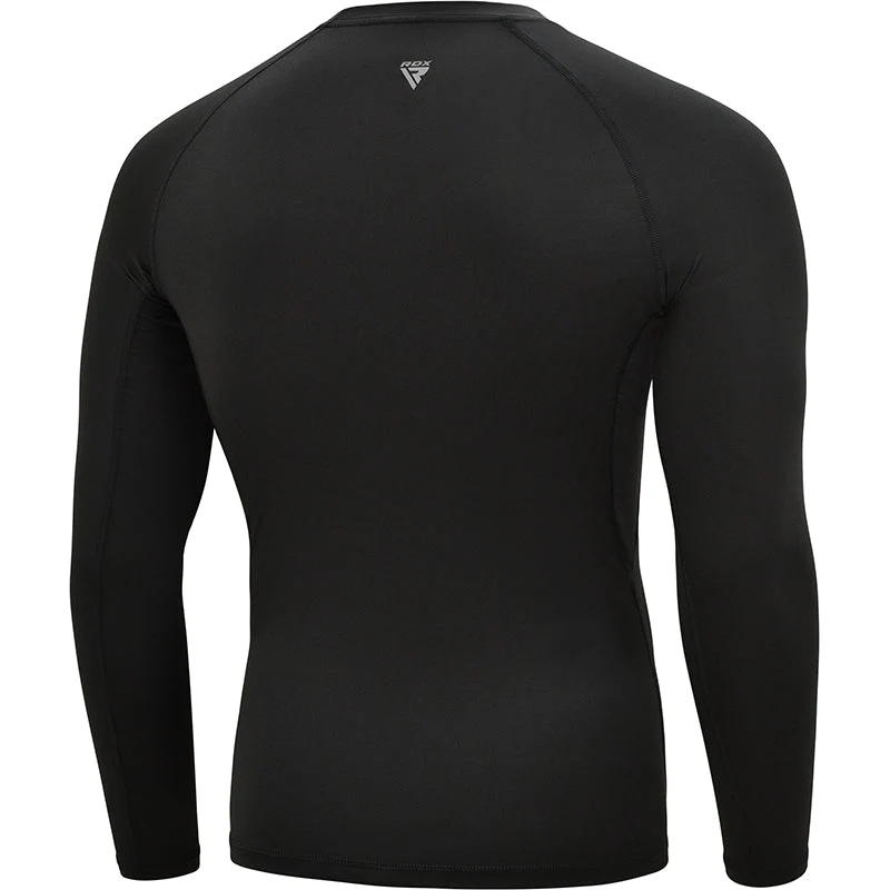 RDX T15 Langarm-Rashguard in Schwarz