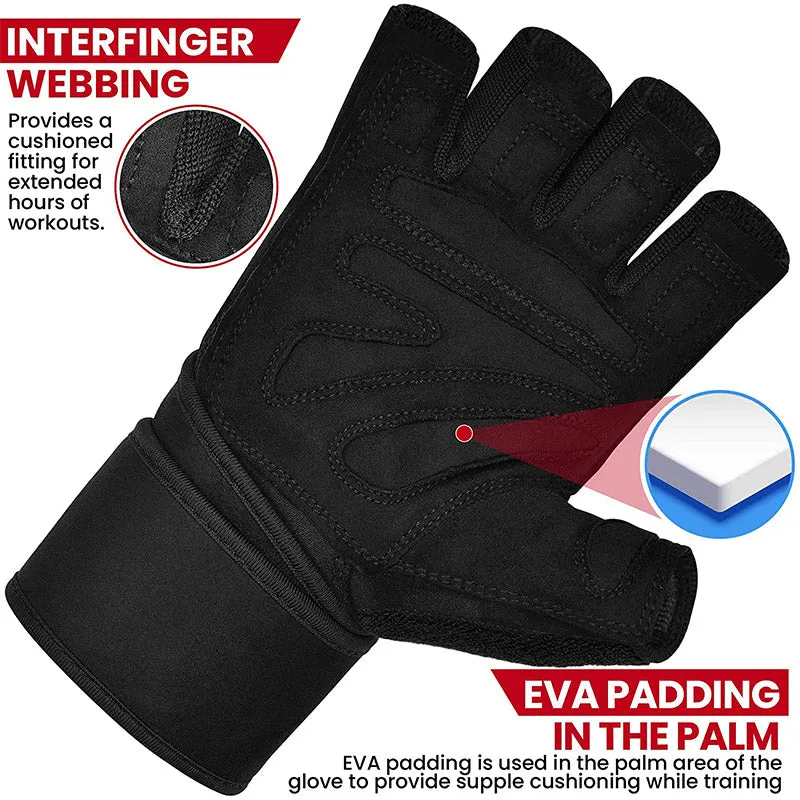 RDX L4 Offene Finger Gewichtheber Gymhandschuhe