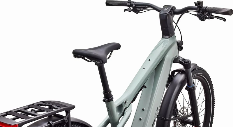 Specialized Turbo Vado 3 X 4.0 NB 840 Wh E-Bike Fully 27,5" Gloss Agave Grey/Oak Green Metallic/Brushed Chrome Decal