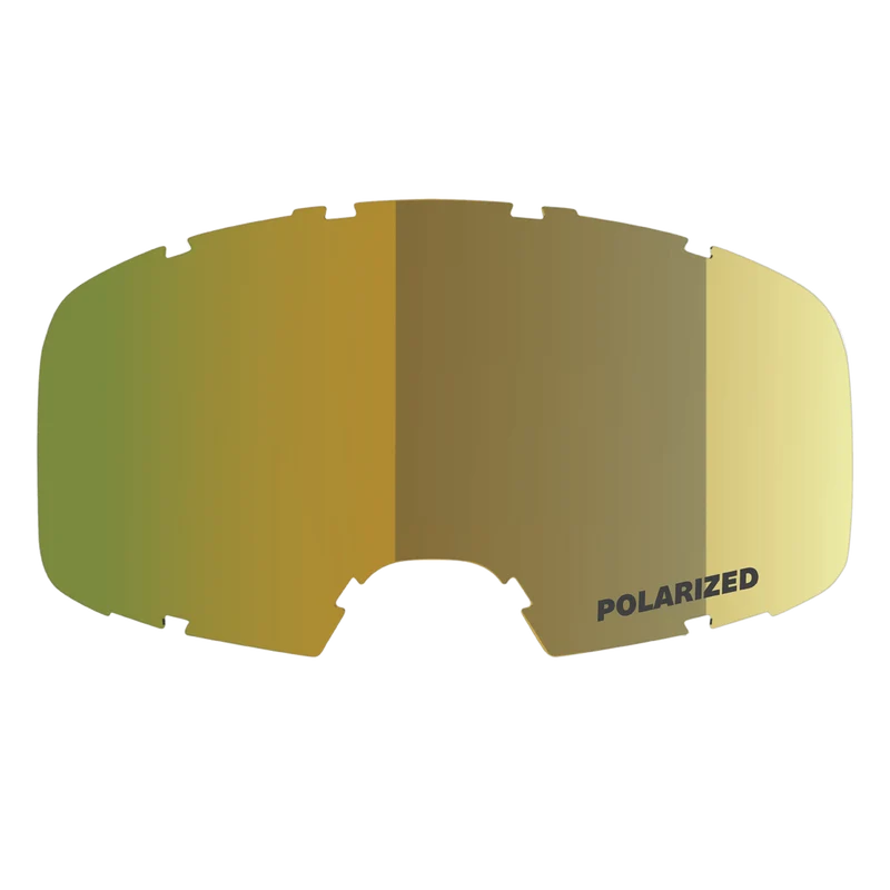 Polarisierte Linse gold verspiegelt