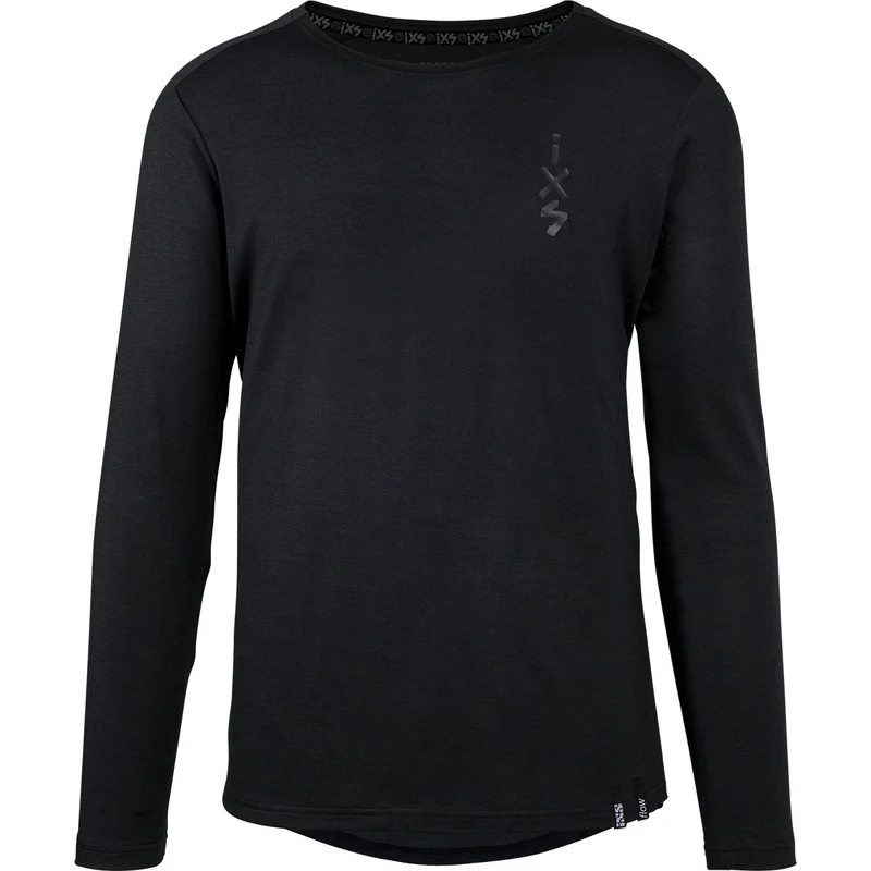 Flow Merino Langarm Jersey schwarz