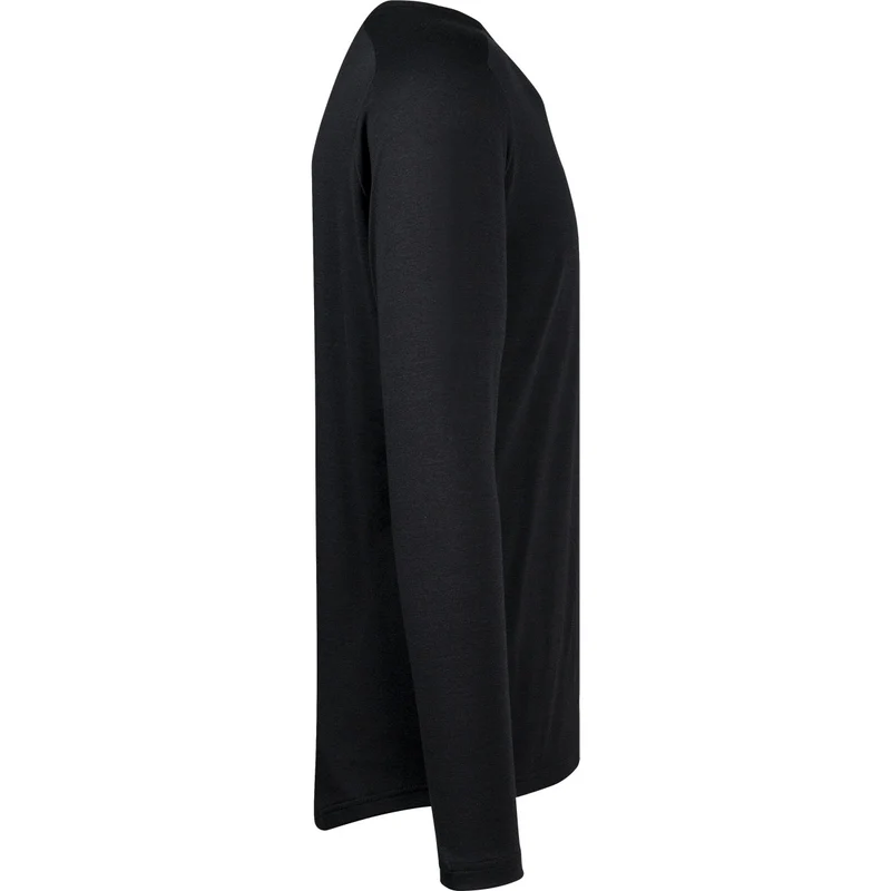 Flow Merino Langarm Jersey schwarz