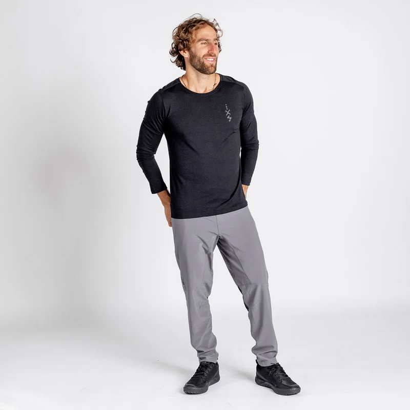 Flow Merino Langarm Jersey schwarz