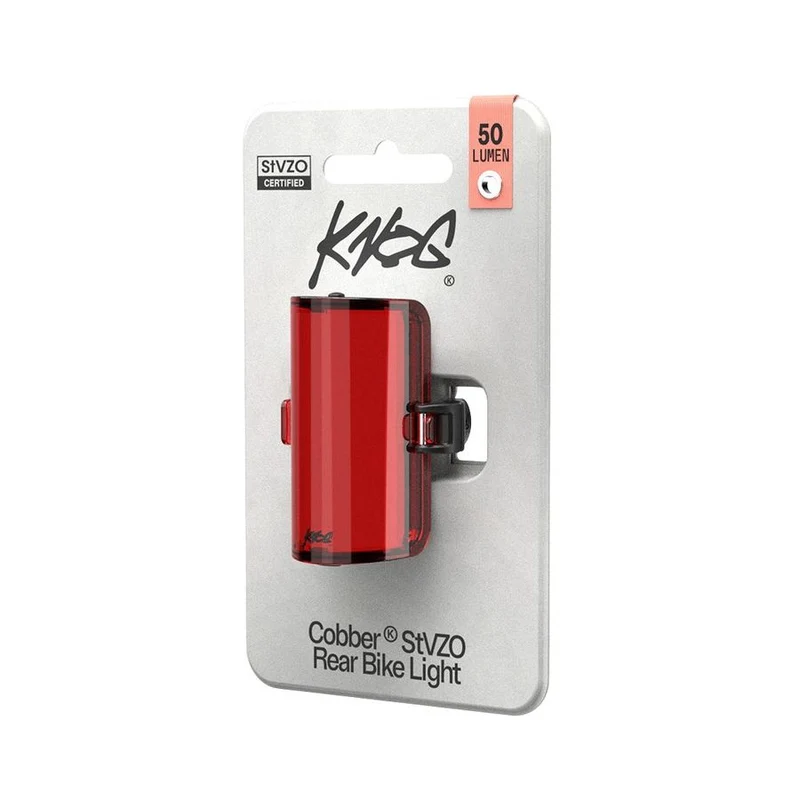 Knog Cobber Rücklicht 50 Lumen StVZO rote LED schwarz