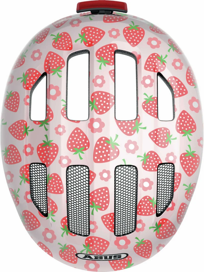 Abus Smiley 3.0 LED Kinder-Helm rose strawberry