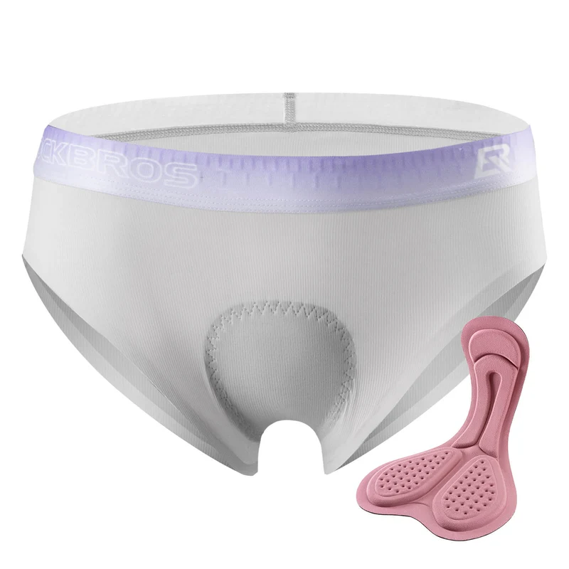 ROCKBROS Damen Radunterhose Atmungsaktive 4D Gepolsterte Radlerhose Elastisch