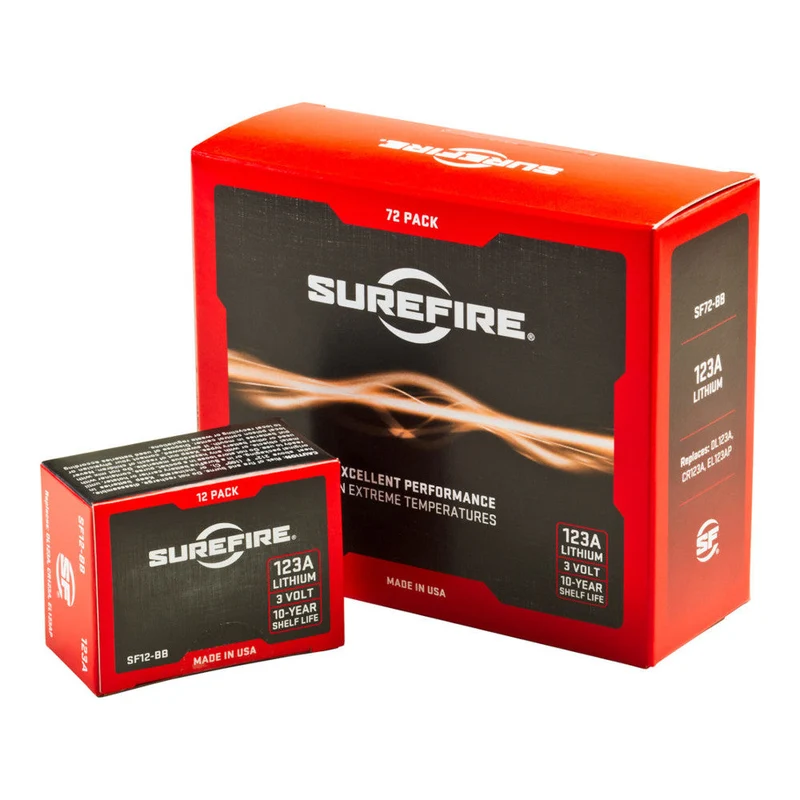SureFire - 123A Lithium-Batterien 72er-Pack