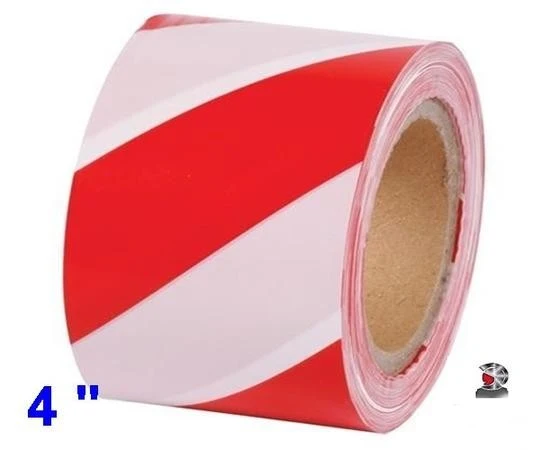 Rotes und weißes Markierungsband RD-4 (6 Rollen)