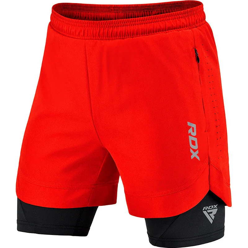 T16 2-in-1-Kompressions-MMA-Shorts