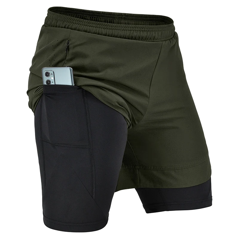 T16 2-in-1-Kompressions-MMA-Shorts