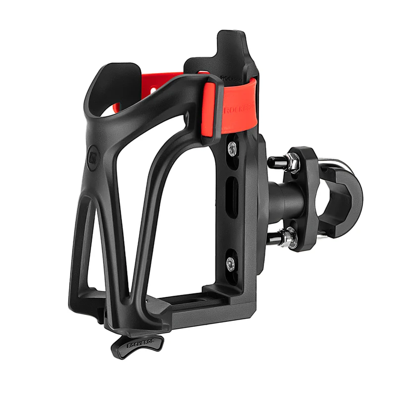 ROCKBROS Flaschenhalter Einstellbar Fahrrad Getränkehalter 360° Drehbar