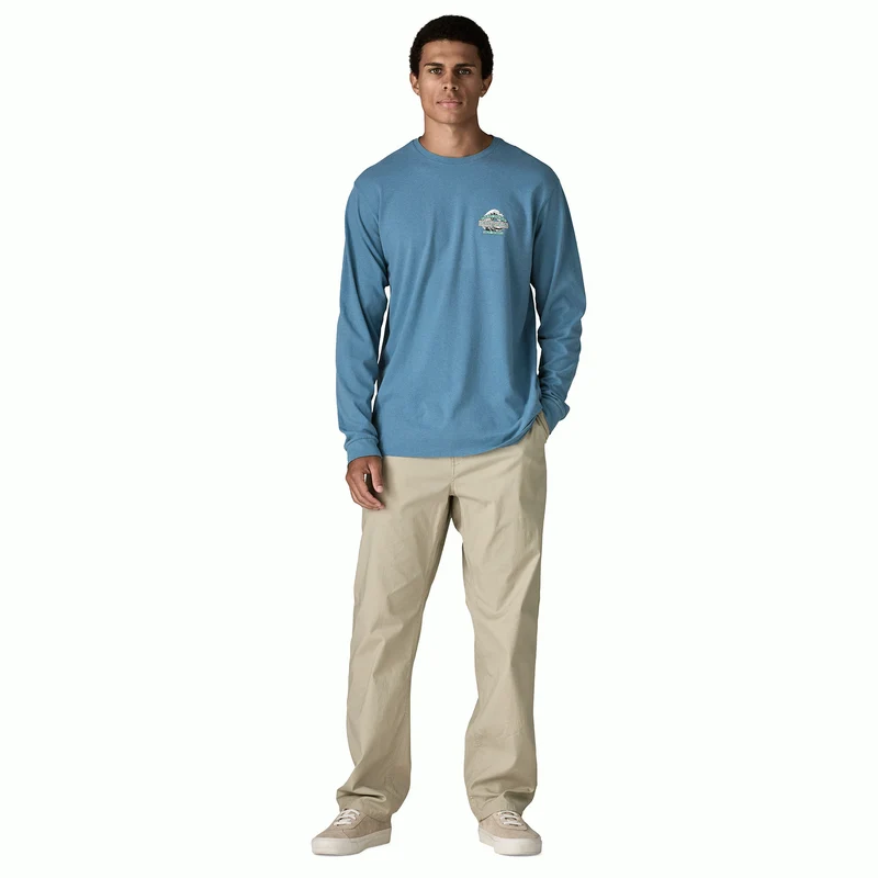 M's L/S Great Waves Responsibili-Tee
