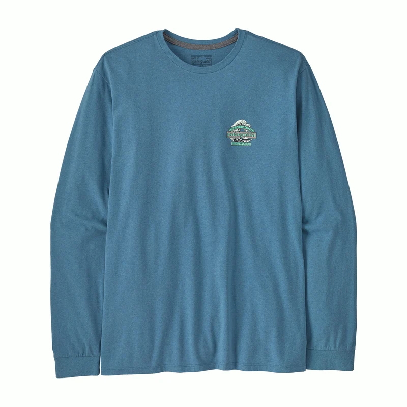 M's L/S Great Waves Responsibili-Tee