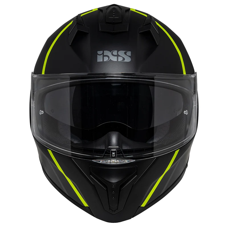 Integral Helm iXS217 2.0 schwarz matt-gelb neon
