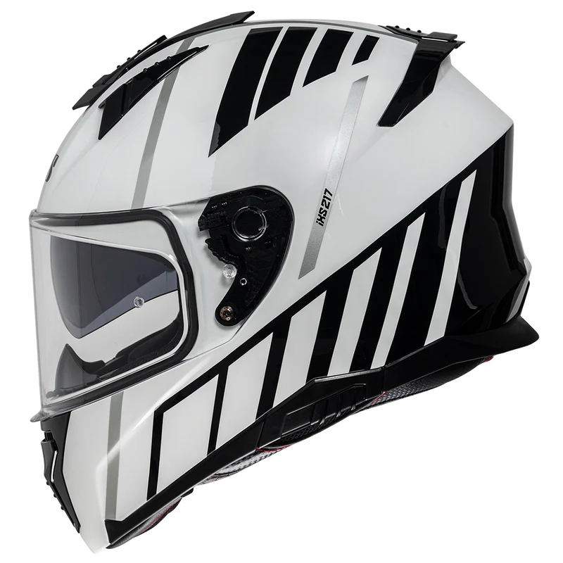 Integral Helm iXS217 2.0 weiss-schwarz