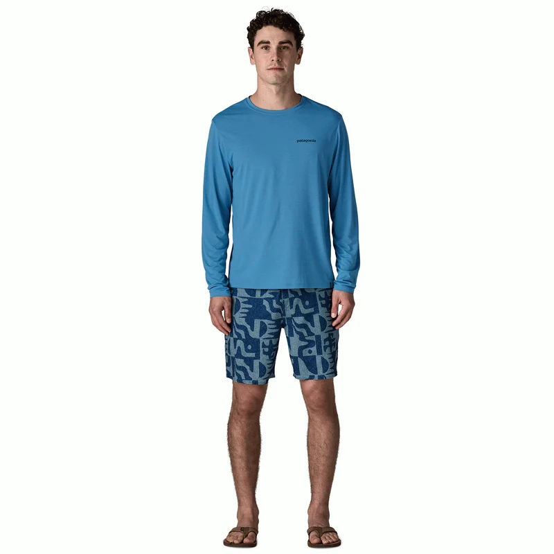 M's L/S Cap Cool Daily Shirt - Boardshort Logo