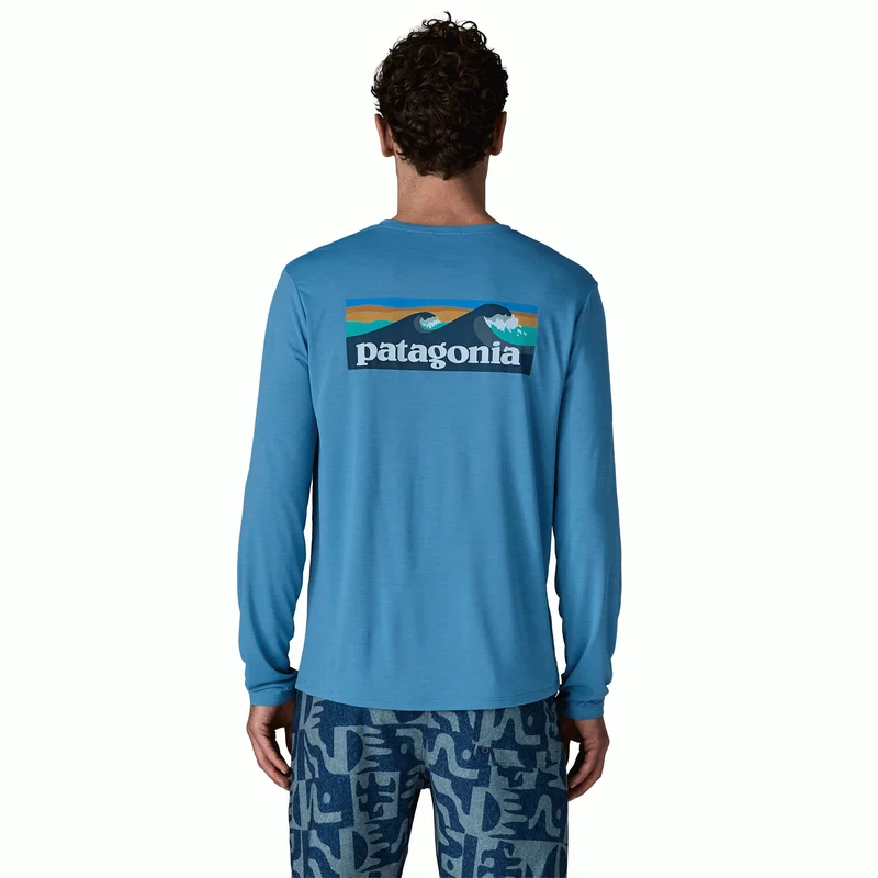 M's L/S Cap Cool Daily Shirt - Boardshort Logo
