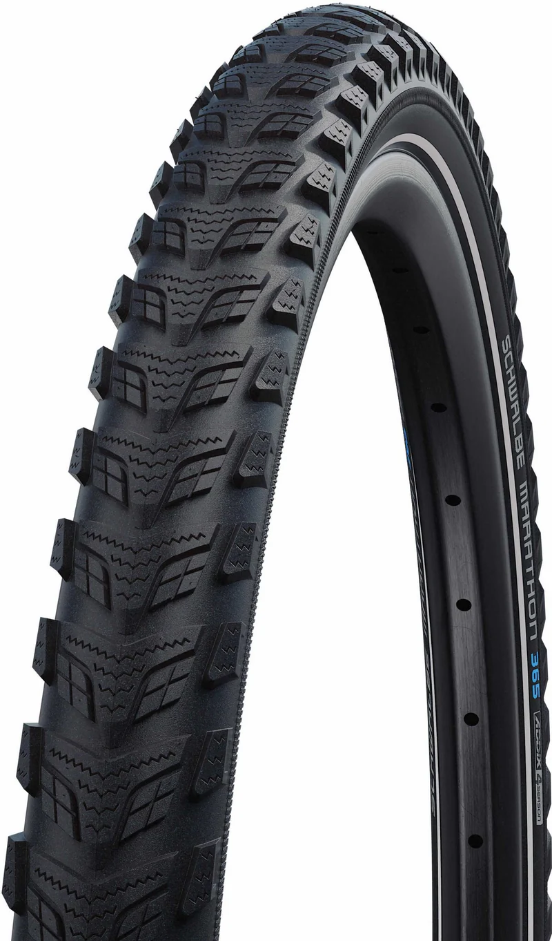 Schwalbe Marathon 365 GreenGuard, Performance Line, TwinSkin Drahtreifen 28" Addix 4Season black-reflex