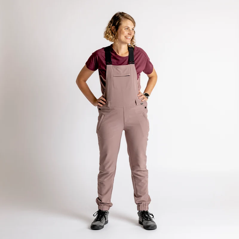 Women's Carve Latzhose taupe