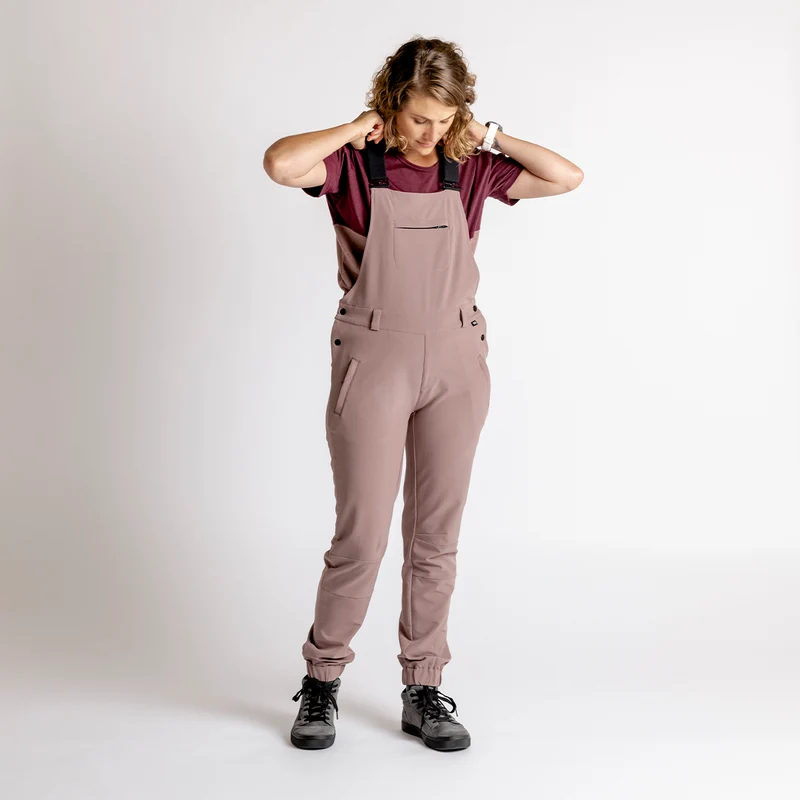 Women's Carve Latzhose taupe