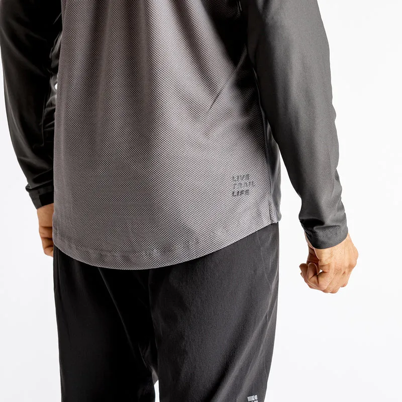 Flow XTG Long Sleeve Henley graphit-schwarz