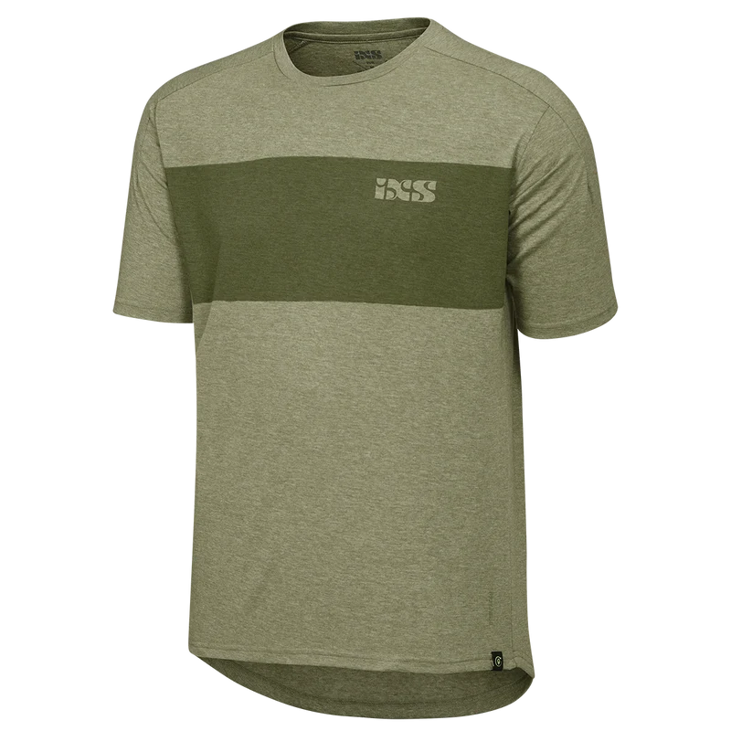 Kids Flow Censored Tech Tee olive
