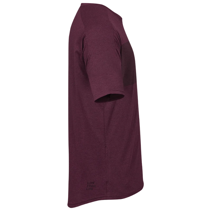 Kids Flow Censored Tech Tee raisin
