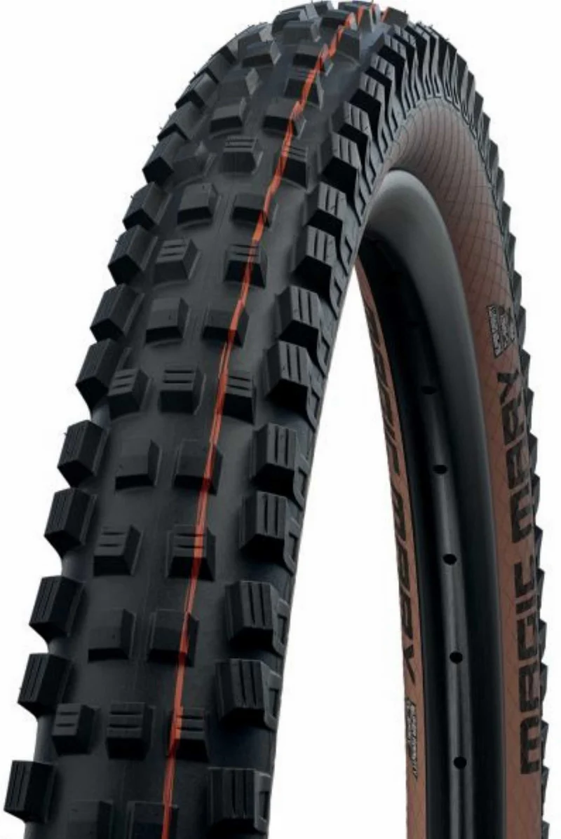 Schwalbe Magic Mary Super Gravity, Evolution Line, TLE, SnakeSkin Faltreifen 27,5" Addix Soft bronze 62-584