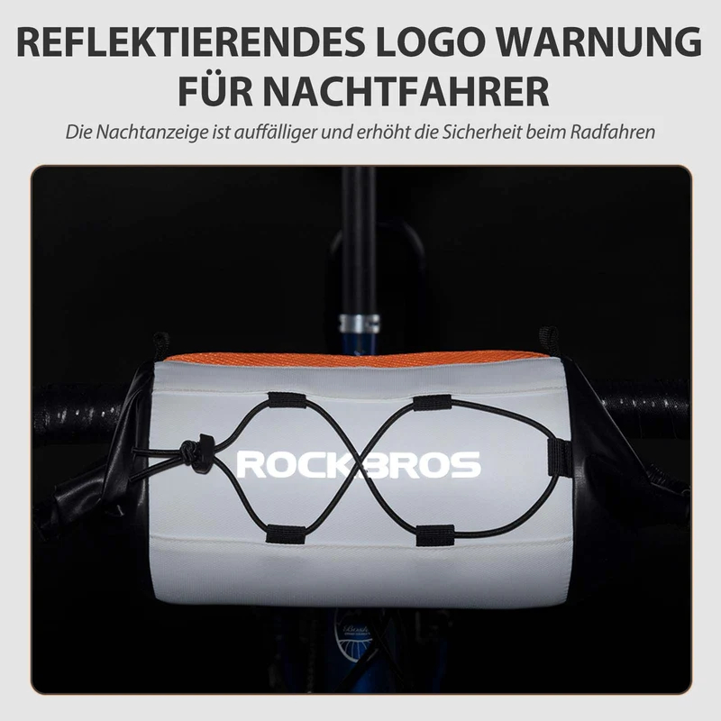 Fahrradtasche Lenkertasche Aufbewahrungstasche mit Schultergurt