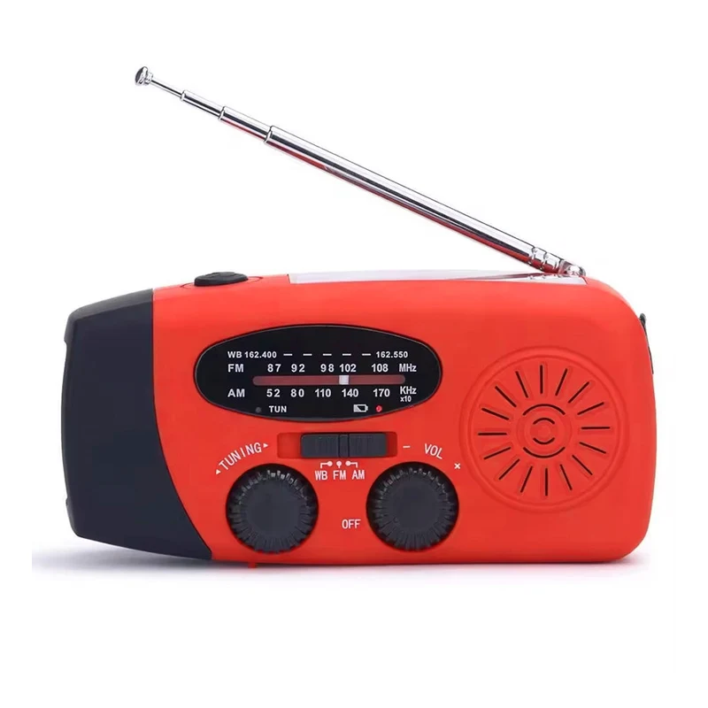 Sunny Hiker - Notfunkgerät mit Powerbank 5.000 mAh // Rot