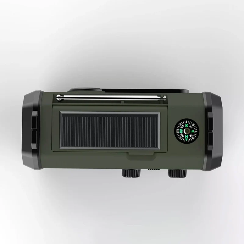 Sunny Hiker - Notfallradio mit Powerbank 10.000 mAh // Grün