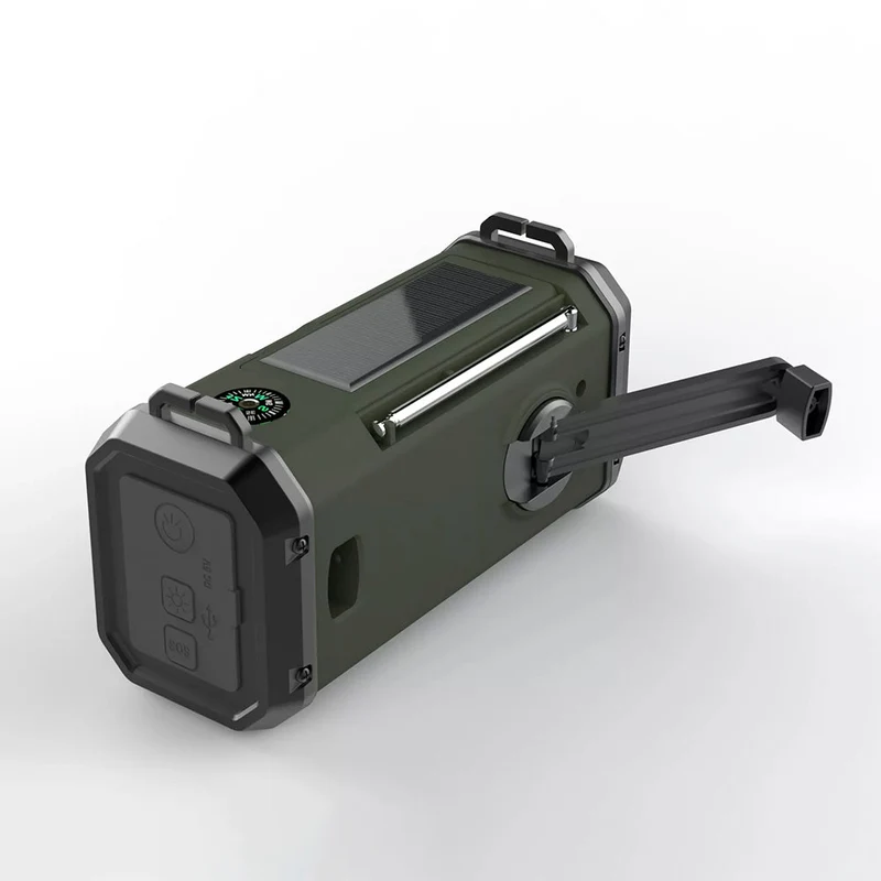 Sunny Hiker - Notfallradio mit Powerbank 10.000 mAh // Grün