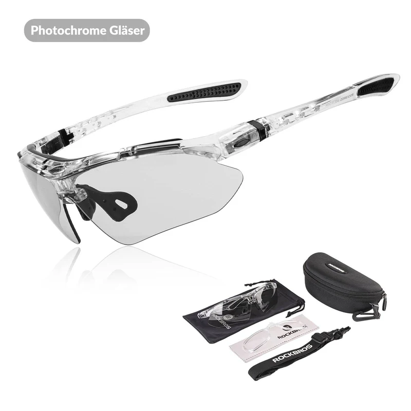 Adaptive Selbsttönende Sportsonnenbrille (UV400)