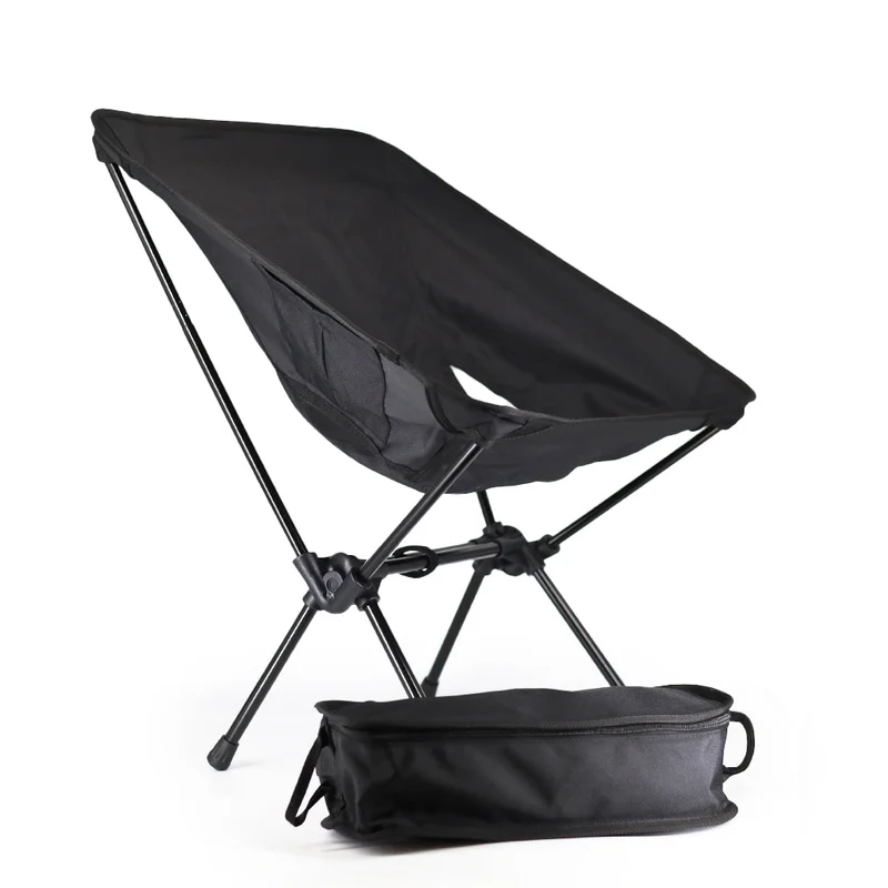 Sunny Hiker - Faltbarer Campingstuhl Leichtgewicht // Schwarz