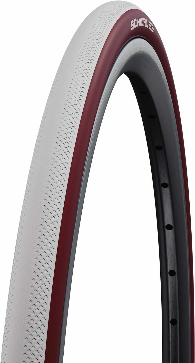 Schwalbe Dunk King Evolution Line, Tube Faltreifen 24" Wheelstar weiss/bordeaux 25-540