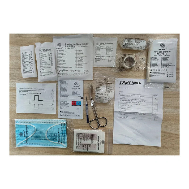 Sunny Hiker - Kompaktes Erste-Hilfe-Set (33 Teile)