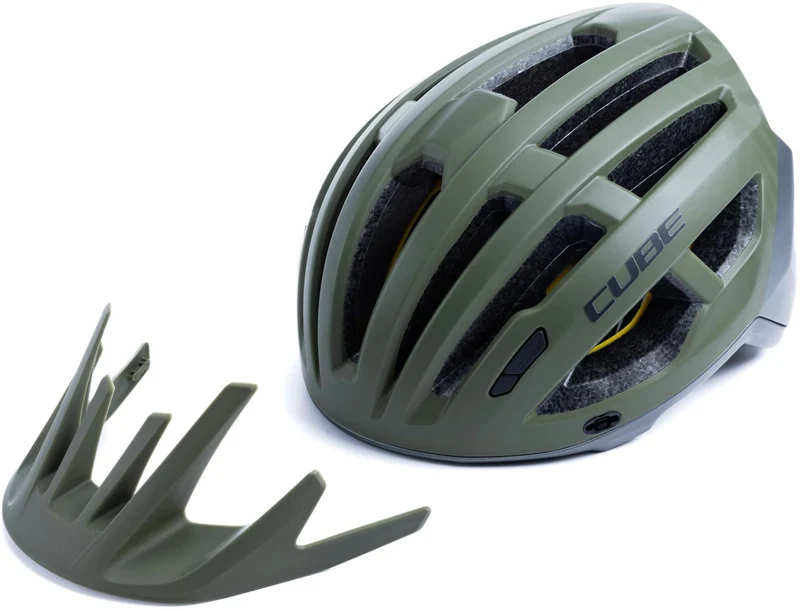 Cube Offpath Mips MTB-Helm green