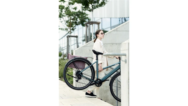 Coboc Vesterbro TPZ 360 Wh E-Bike Trapez 27,5" opal blue, gloss