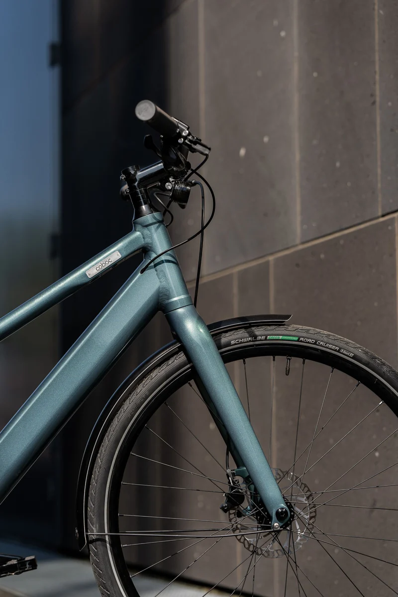 Coboc Vesterbro TPZ 360 Wh E-Bike Trapez 27,5" opal blue, gloss