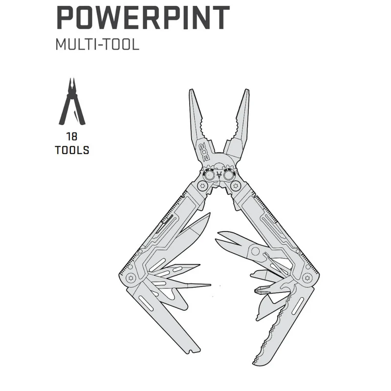 SOG Knives - PowerPint Multi-Tool // Stahl