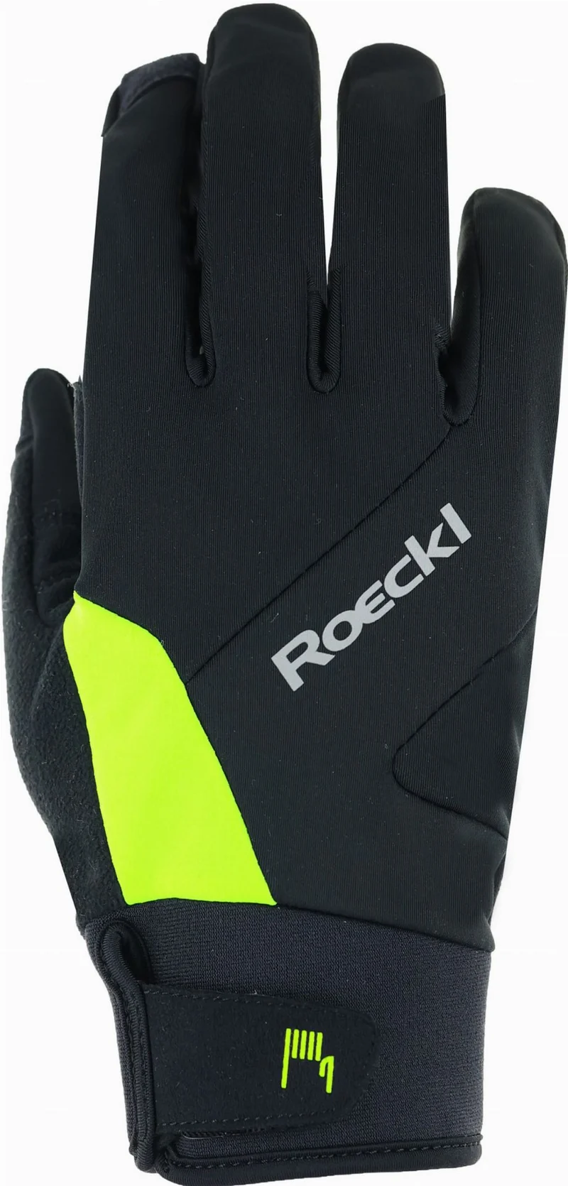 Roeckl Reichenthal 2 Jr. Kinderhandschuhe black/fluo yellow