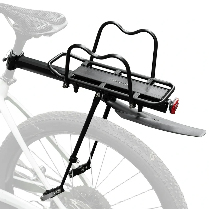ROCKBROS Fahrrad Gepäckträger mit Reflektor und Schutzblech Aluminiumlegierung