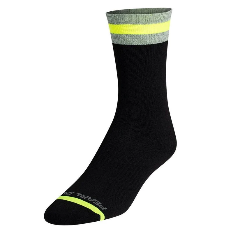 Pearl Izumi Flash Reflective Sock schwarz/gelb