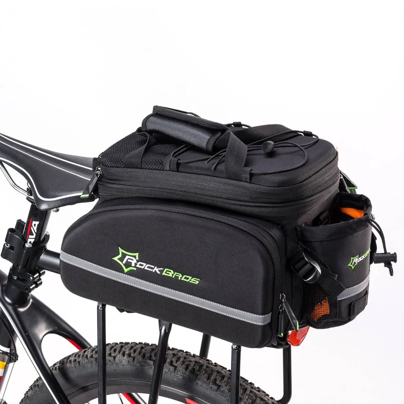 ROCKBROS Fahrrad Gepäckträgertasche wasserdichte mit Regenschutz 17-35L