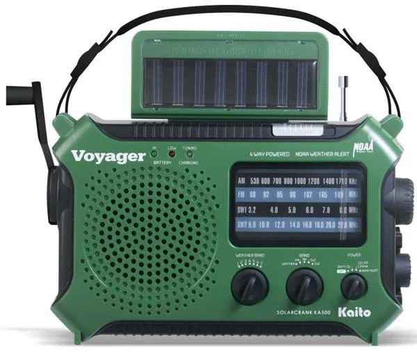 Solargenerator mit internationalem Radio